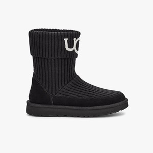 Ugg Classic Knit Women Classic Boots Black (2169UNOGX)